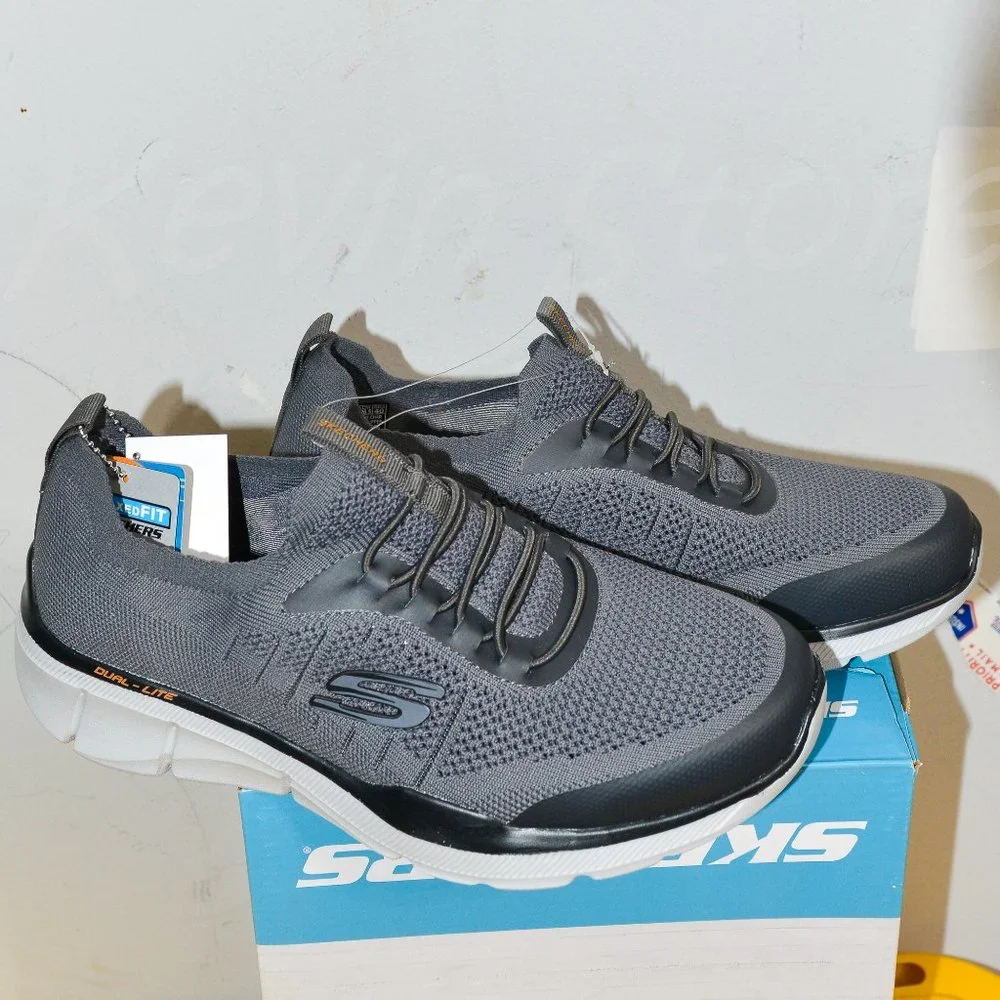 Grey Skechers men‎ Athletic shoes